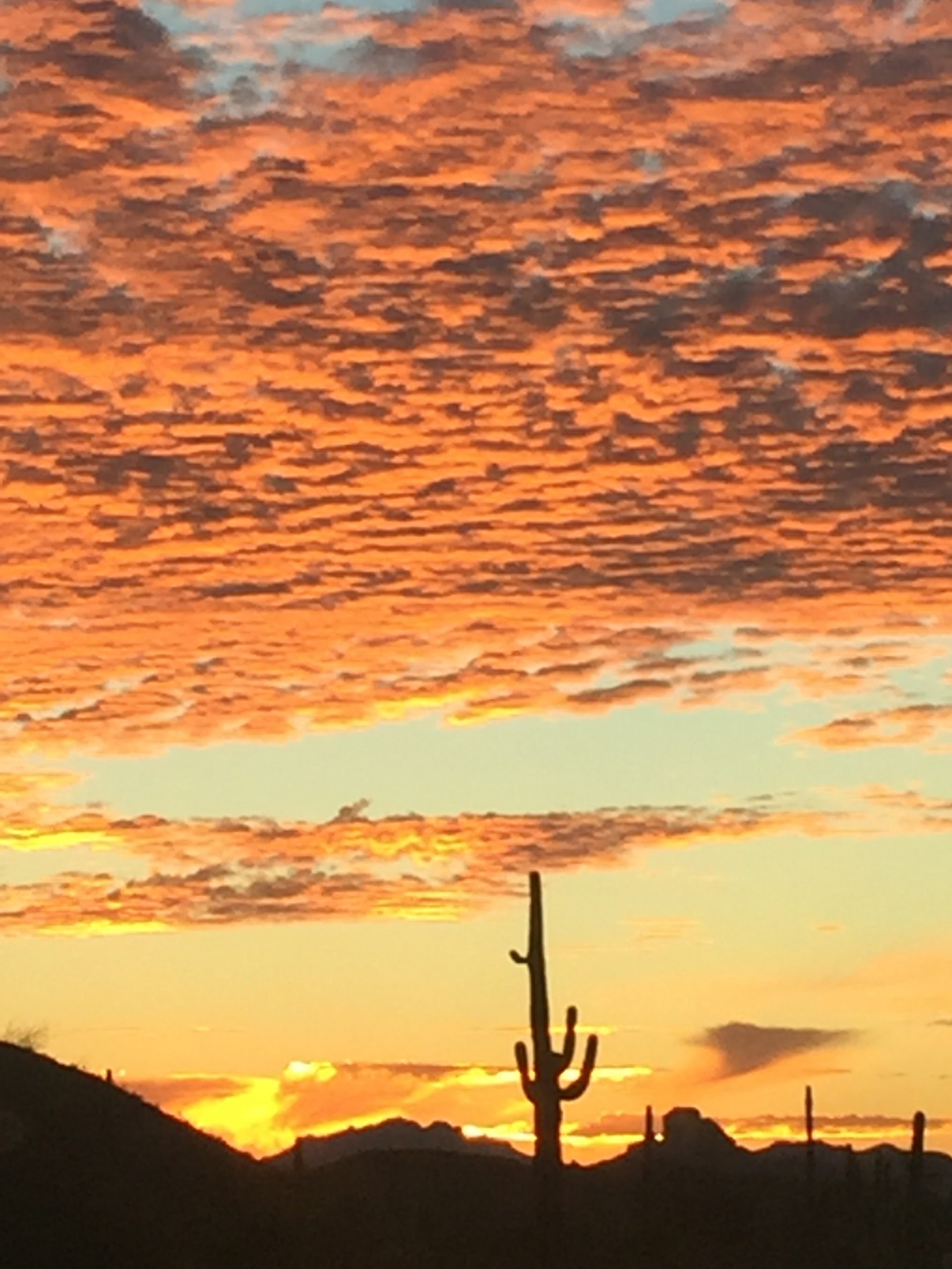 First Sunrise of 2021 Arizona